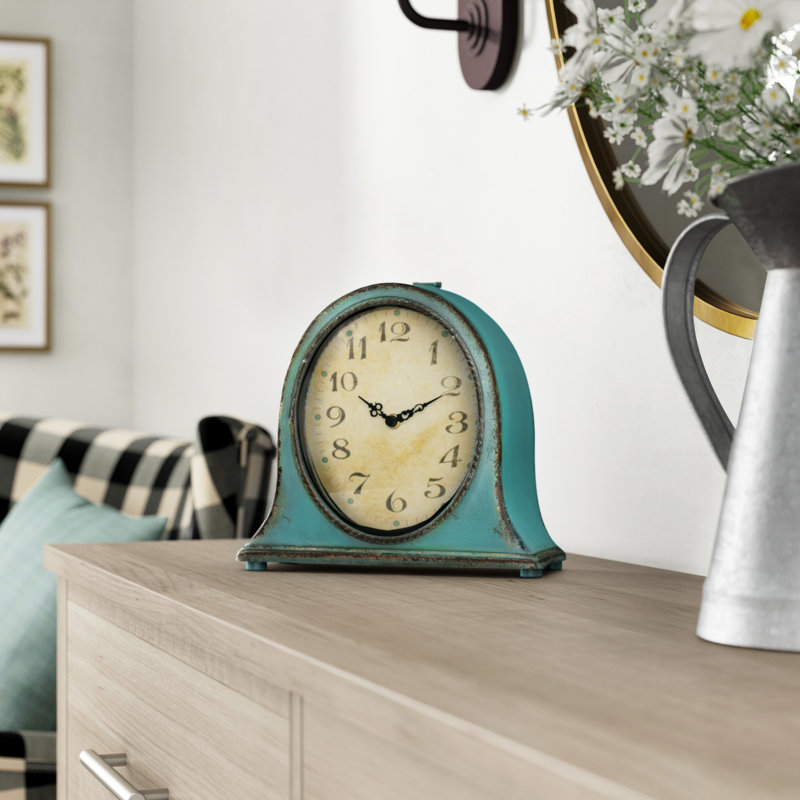 Traditional Metal Mantel Clock & Reviews Birch Lane